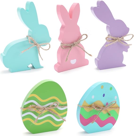 Easter Table Top Bunny with Bow