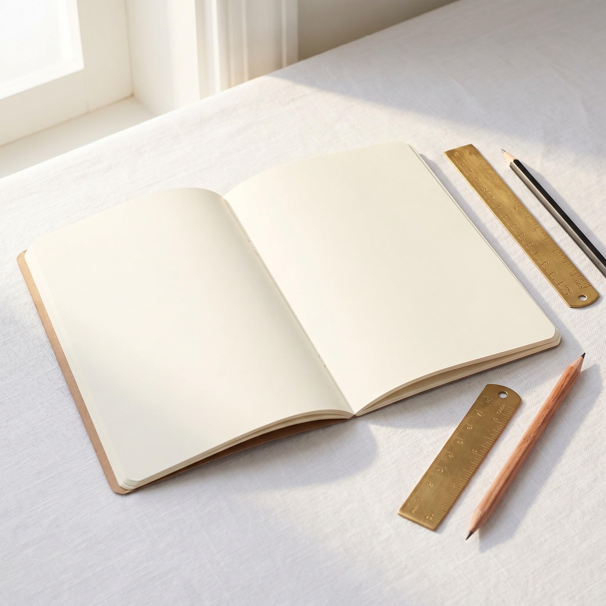 20 cuadernos de papel kraft A5, páginas en blanco sin forro para dibujar y dibujar, cuaderno de papel adecuado para estudiantes y artistas en el trabajo o la escuela