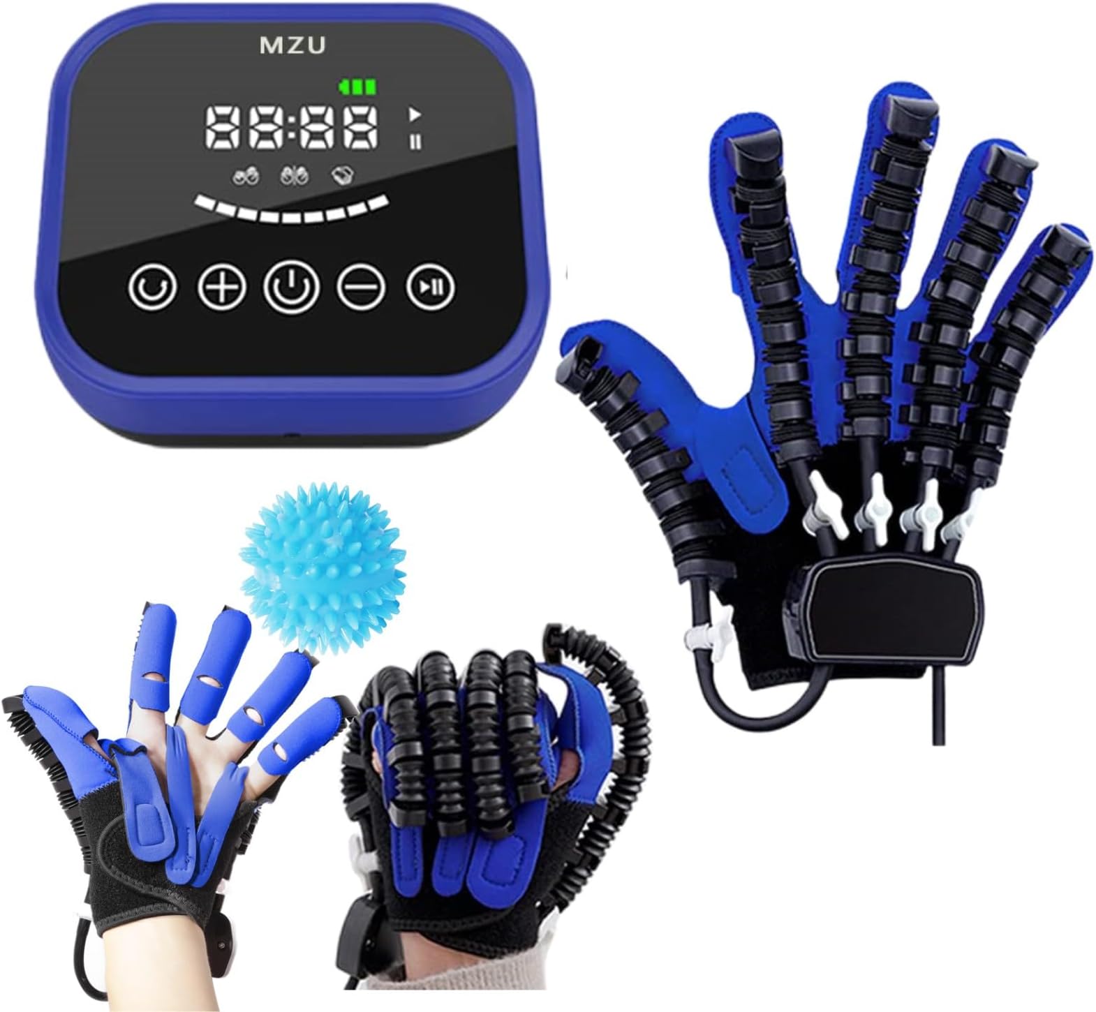 YIOCHOS Rehabilitation Robot Glove, Hand Rehabilitation Robot Gloves for Patients with Stroke Hemiplexia, for Patients with Disfunction