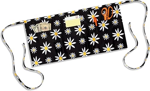 Miniatura 5 de Plum Hill Lindo delantal con bolsillos  Delantal de camarera para servidores  Delantal para profesores con 3 bolsillos