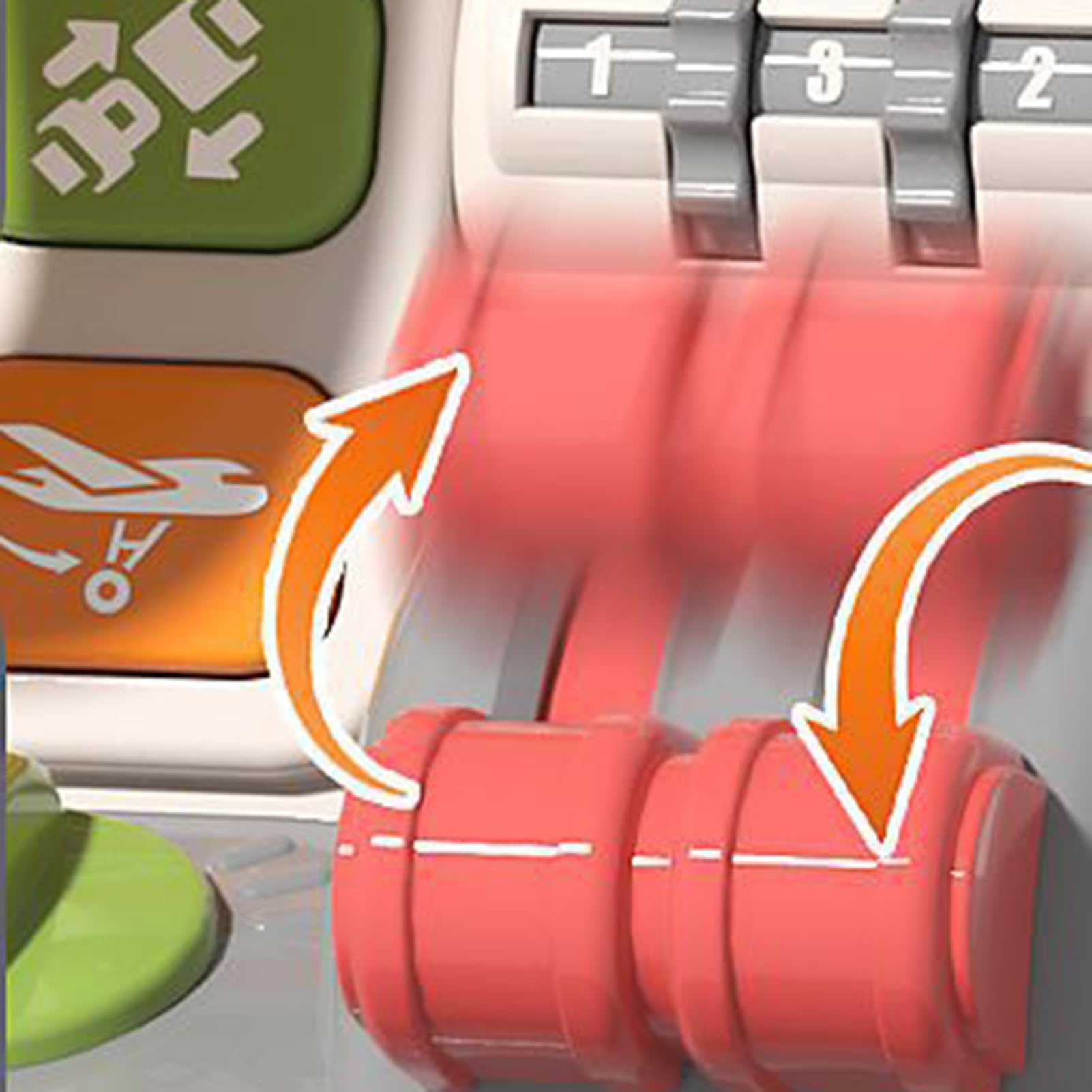 Generisch Jouet simulateur de cockpit d'avion, jeu de cockpit interactif, lumière et son, jouet interactif réaliste pour enfants, pour filles, maternelle, activités intérieures