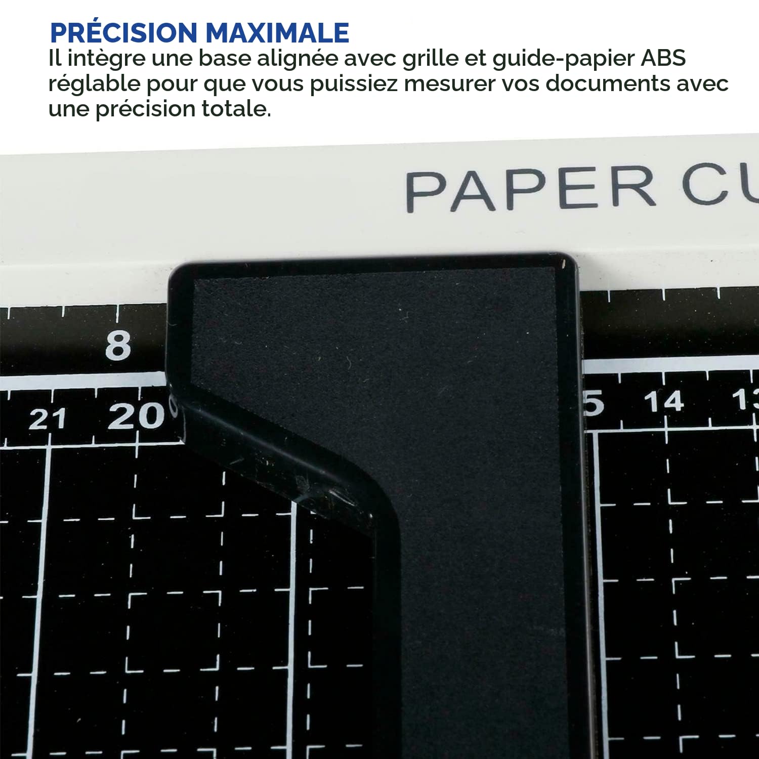 Ediesi, Massicot, A4, Coupe Papier, Guillotine, pour Home, Feuilles A4, Cisaille pour Office, Professionnel, Manuel, Précision Maximale, 3 Couleurs disponibles (Noir)