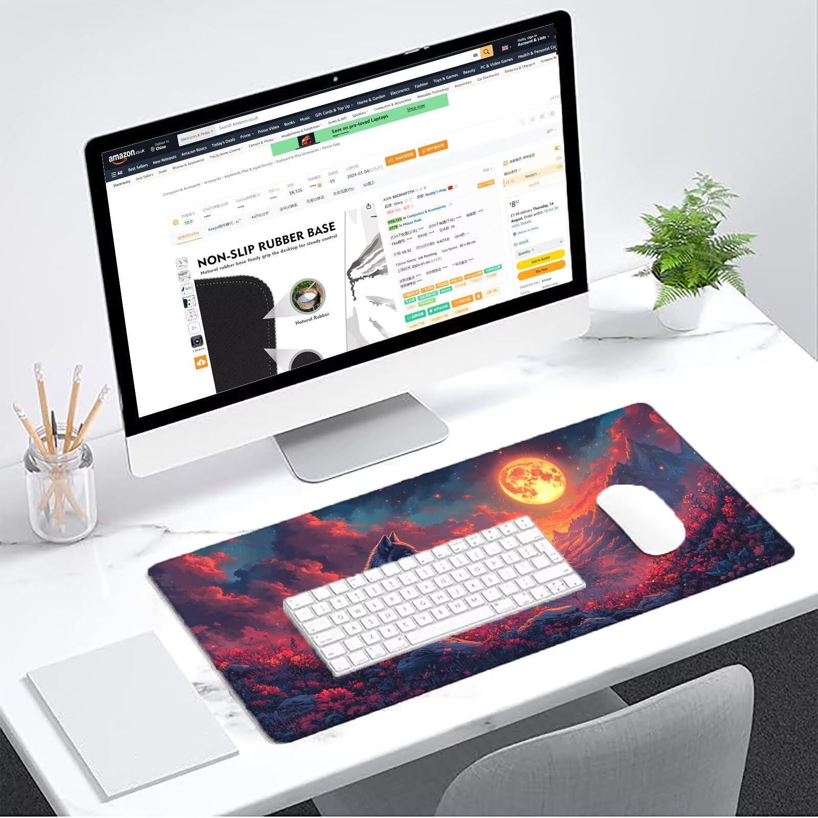 Podkładka pod mysz bordowa XXL podkładka pod mysz 1000 x 500 mm mata biurowa zwierzę podkładka pod mysz jednoczęściowa gumowa podstawa antypoślizgowa szyta podkładka pod mysz wodoodporna