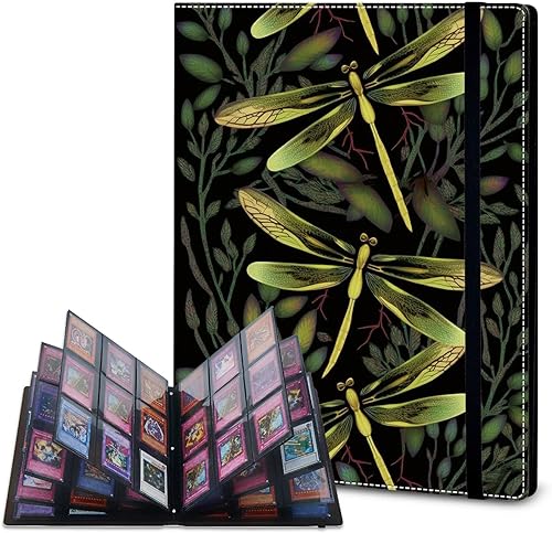 Rossy Carpeta para tarjetas coleccionables, 9 bolsillos, impermeable, para coleccionar tarjetas, con 360 bolsillos laterales de carga para tarjetas