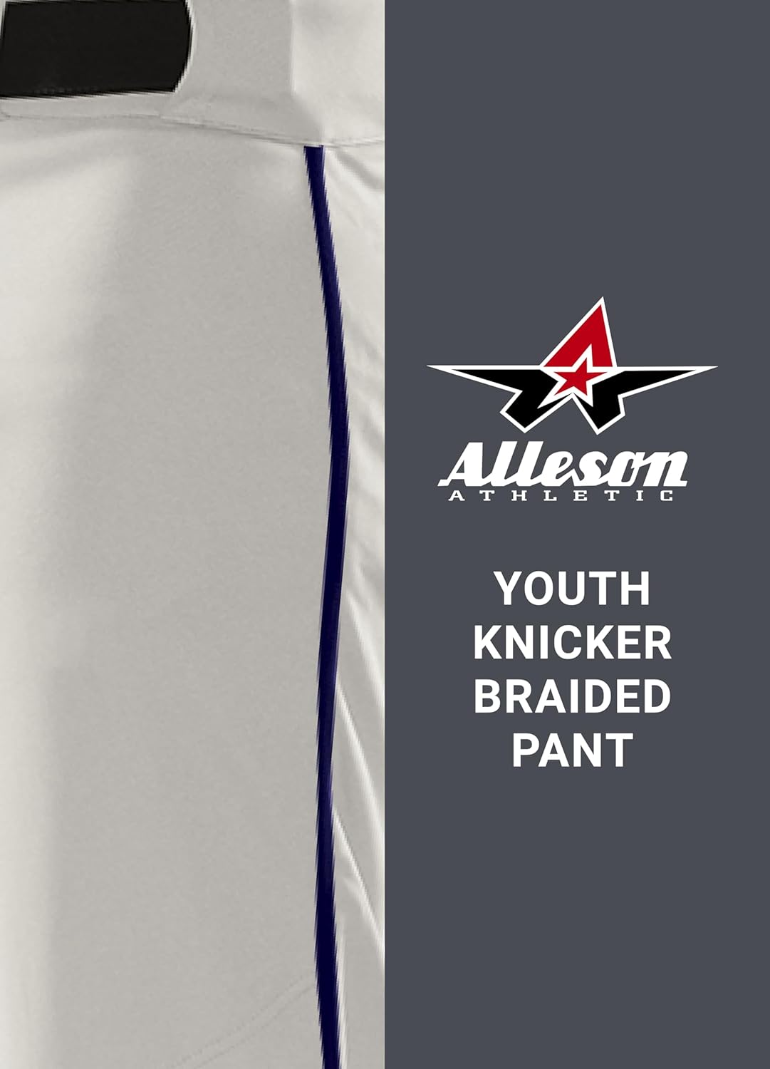 Alleson Athletic Boys Crush Knicker Braided Pant - Image 3