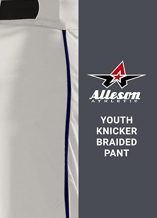 Alleson Athletic Boys' Crush Knicker Braided Baseball Pant
