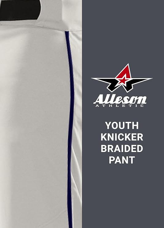 Alleson Athletic Boys' Crush Knicker Braided Baseball Pant