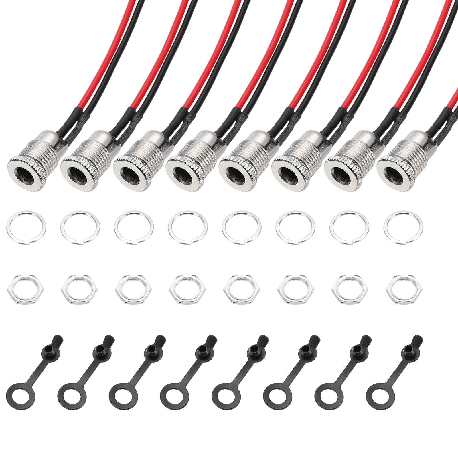 Conector DC-099 de panel para reparar fuentes de alimentacion caseras 7