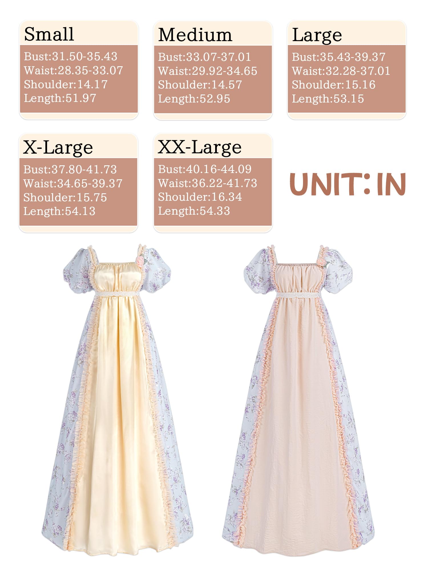 NSPSTT Robe Renaissance médiévale victorienne longue robe gothique