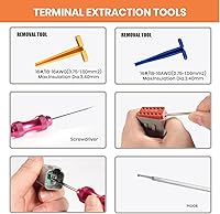 Vista 7 de 634 piezas, kit de 50 juegos de conectores DT, herramienta de crimpado para conectores Deutsch, herramienta de extracción de terminales, conector