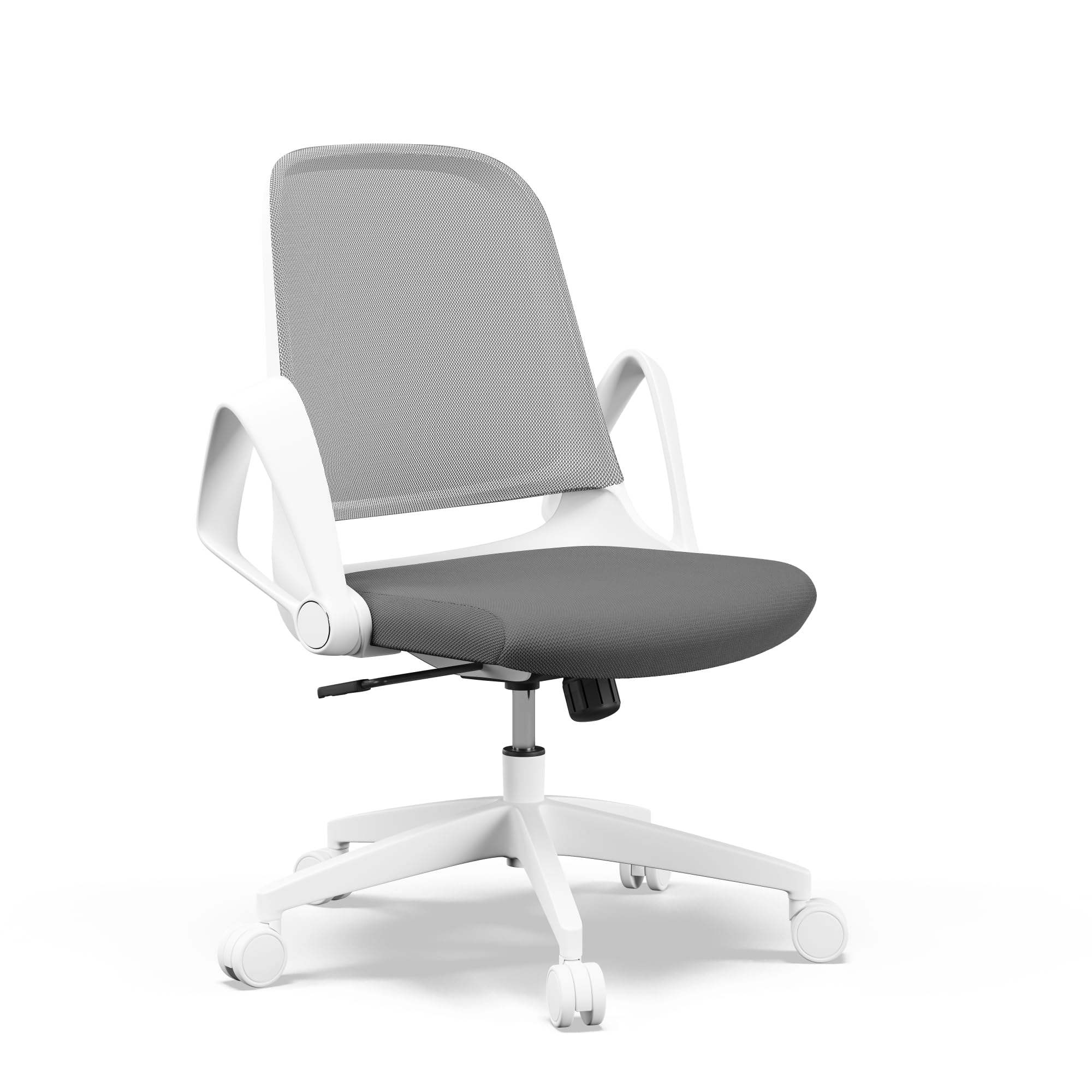 SENSE7 krzesło biurowe Sopty z funkcją przechylania, fotel biurowy z regulowanymi podłokietnikami, ergonomiczne krzesło komputerowe z oddychającą siatką, krzesło do biurka do 130 kg, z regulacją
