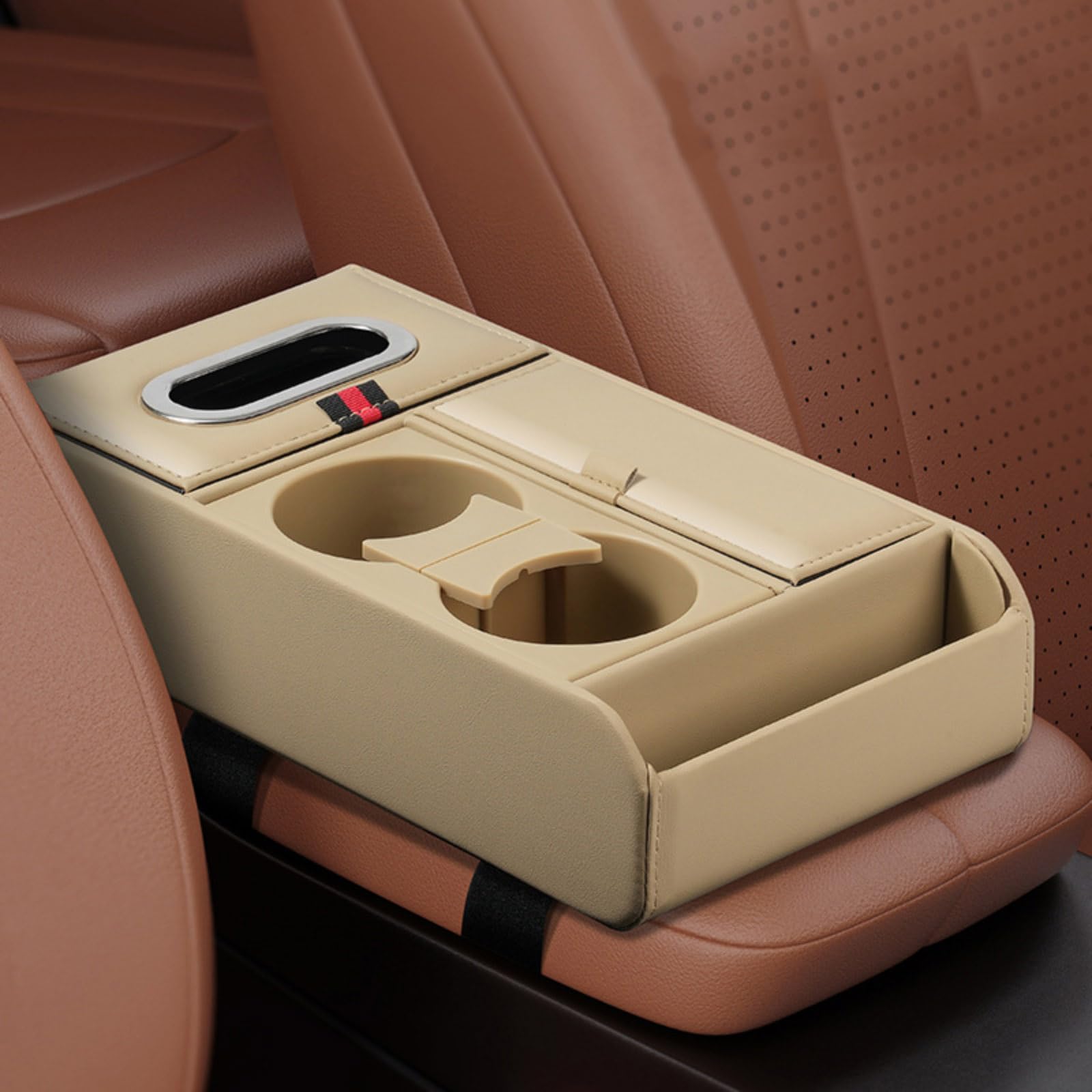 Organizer per Bracciolo Auto per Opel Grandland 2017–2022 2023 2024 2025 2026, Scatola Portaoggetti, Multiuso Tappetino per Bracciolo Auto, Accessori Interni Auto, Organizer Consolle