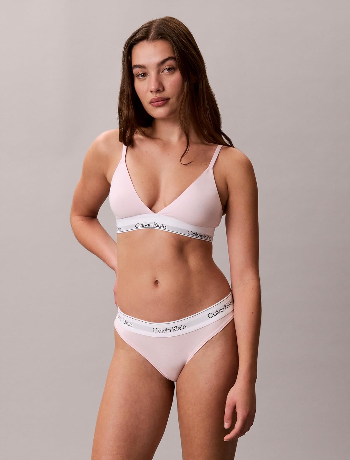 Calvin Klein Women's Icon Cotton Modal Lightly Lined Triangle Bralette