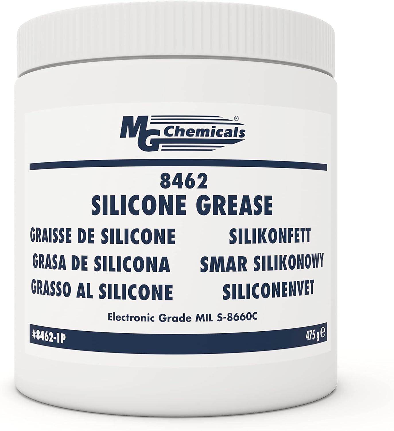 MG Chemicals - 8462-1P Translucent Silicone Grease, 1 pint Tub