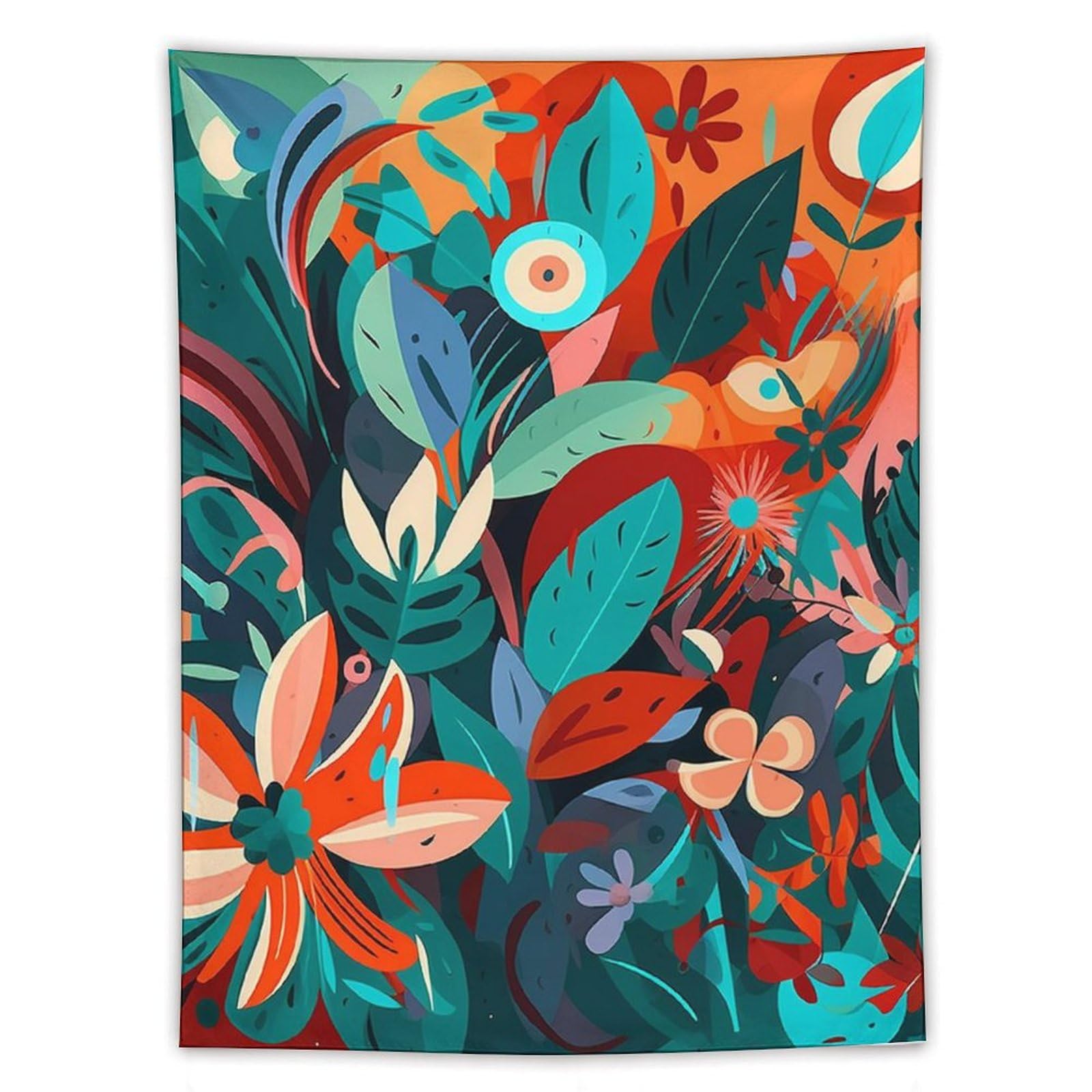 Drapeau mural chambre tapisserie décoration verticale pour masquer mur blanc - 8