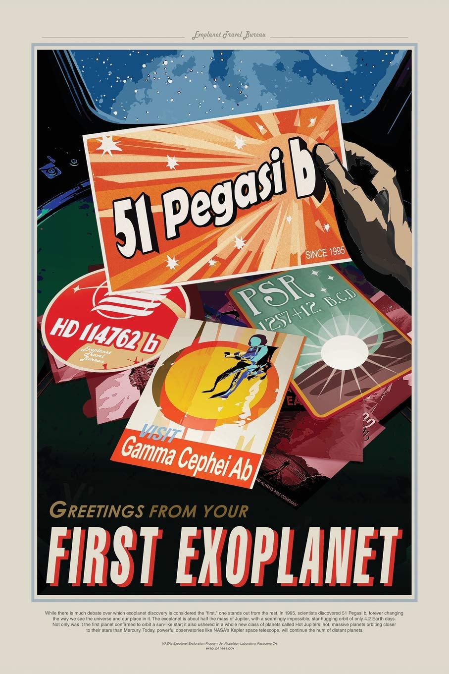 51 Pegasi b: NASA JPL Visions of the Future Voyager Notebook Journal Diary Logbook