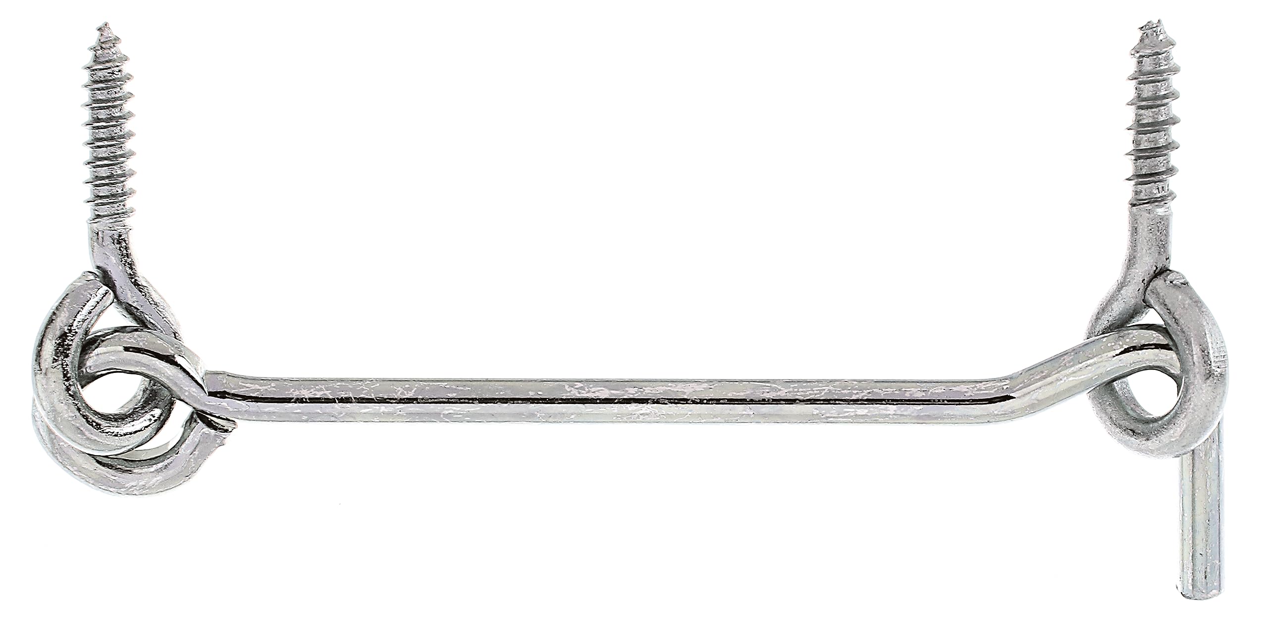 Alberts Sturmhaken | Sturmhaken | mit Winkelplatten oder Ösen, galvanisch verzinkt, dickschichtpassiviert, Länge 100 mm