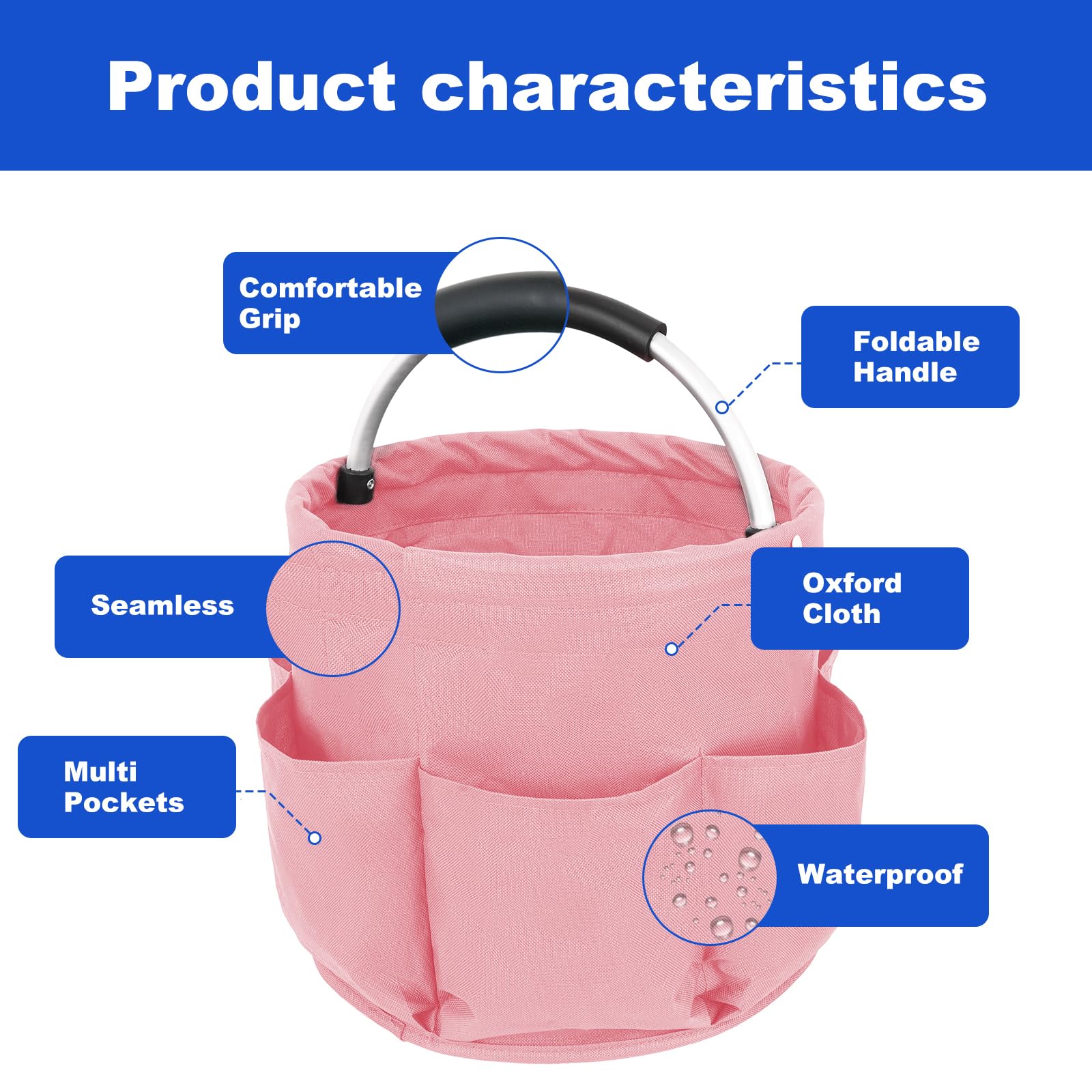 Jaffzora Cleaning Bucket Organiser Caddy - Image 4