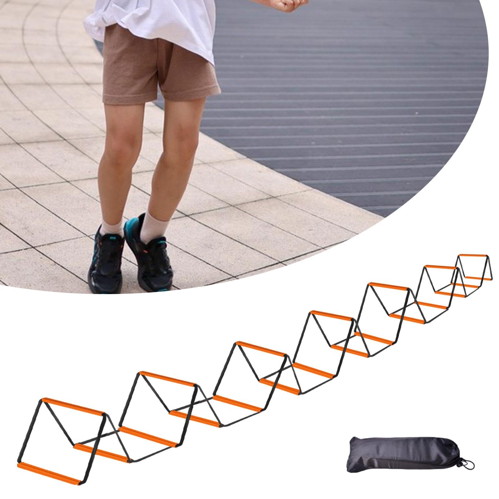 predolo Escalera de Plegable para Fútbol Y Coordinación