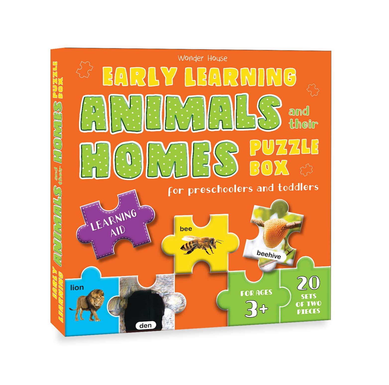 See full amazon price history chart for Wonder House Books Early Learning Animals & Their Homes Puzzle Box for Preschoolers and Toddlers - Learning Aid & Educational Toy (Jigsaw Puzzle for Kids Age 3 and Above), multicolor Wonder House Books Early Learning Animals & Their Homes Puzzle Box for Preschoolers and Toddlers - Learning Aid & Educational Toy (Jigsaw Puzzle for Kids Age 3 and Above), multicolor (9389931401) Amazon Price History, Amazon Price Tracker