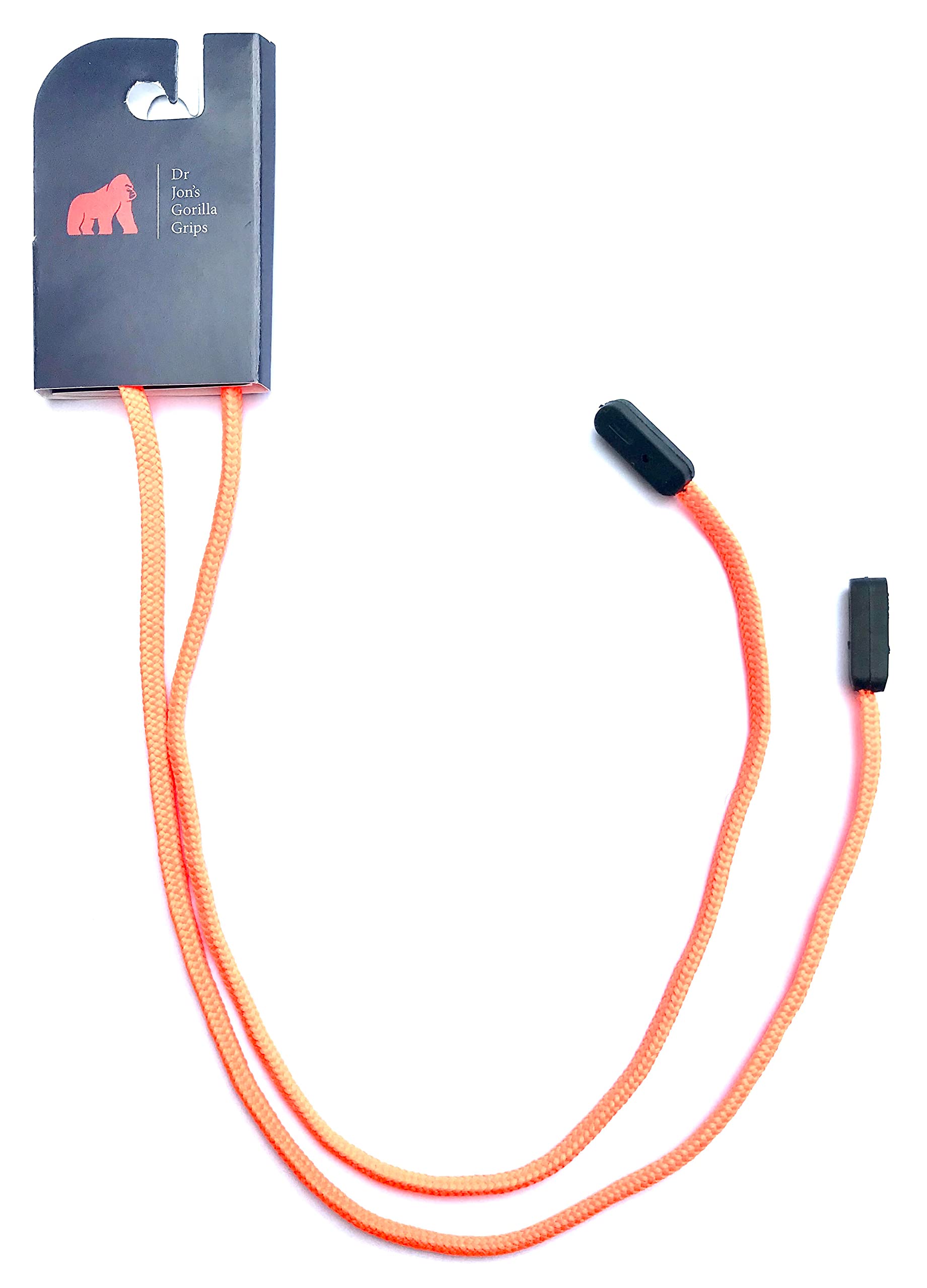 Gorilla Grip Classic Spectacle Cord (Orange) - Secure Glasses Lanyard Holder