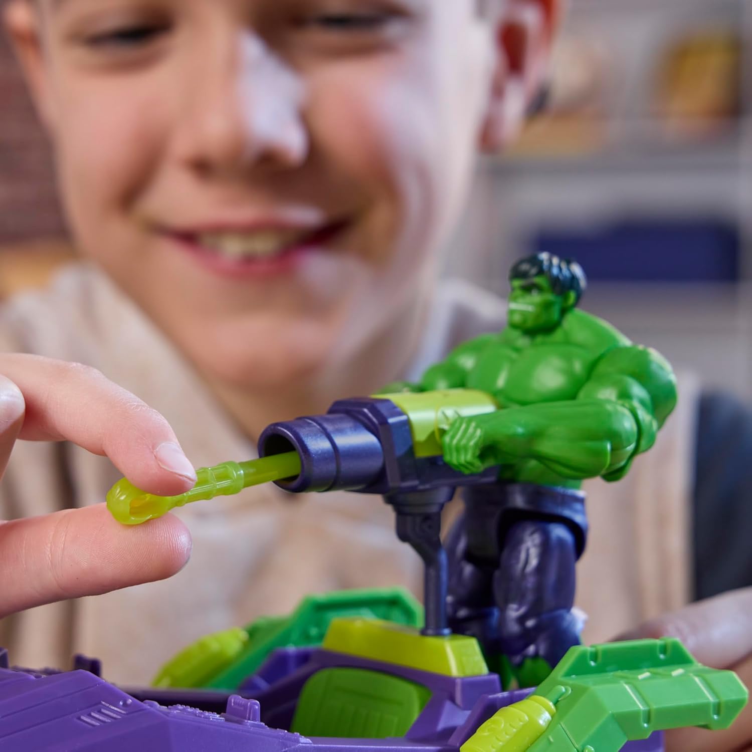 Marvel Avengers VenomVersus Epic World of Action Hulk Blast & Smash Truck Figure & Vehicle Set, 4-Inch Super Hero Toys for Kids Ages 4+