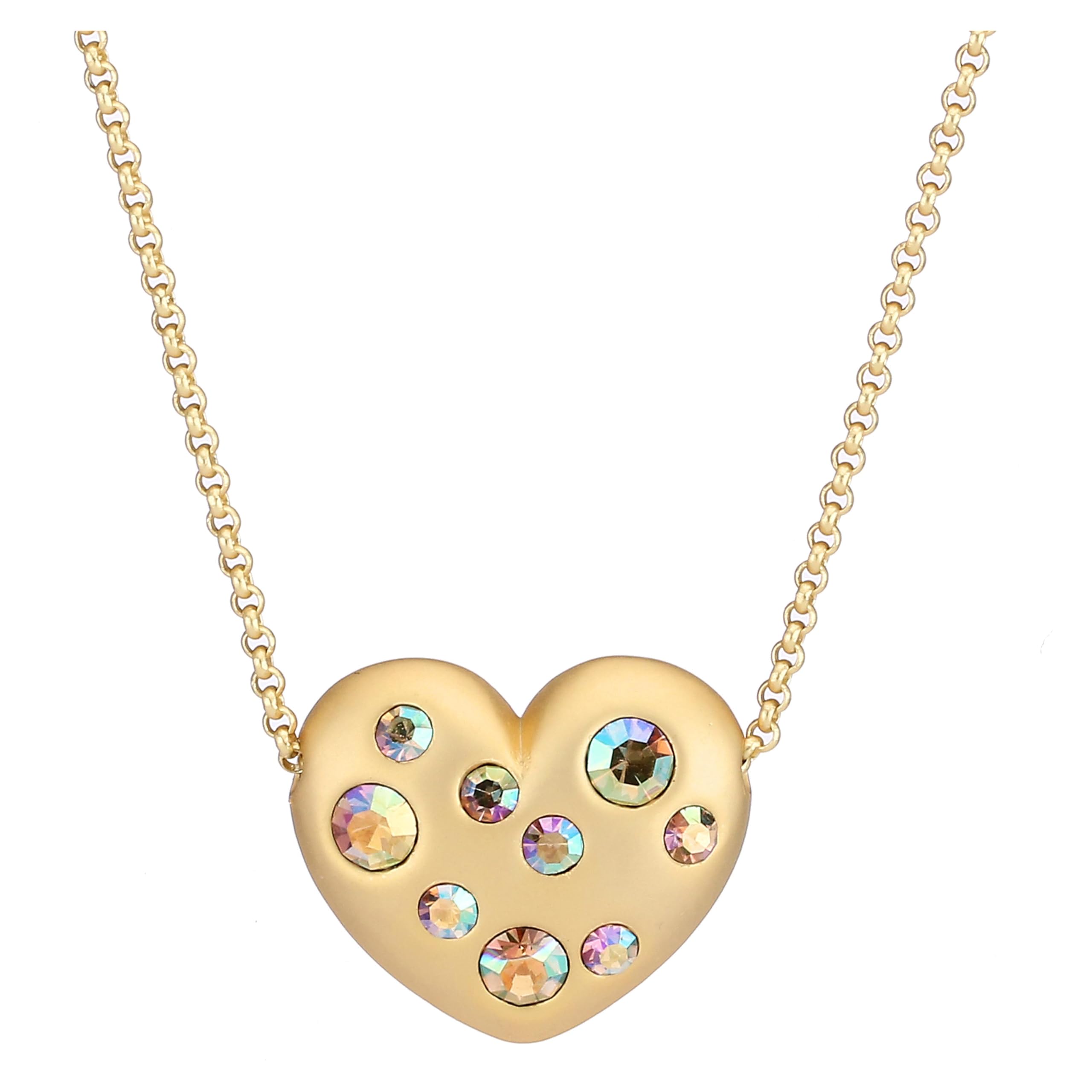 THUN Collana cuore con brillanti