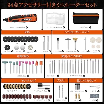 haru様確認用 Amazon | HARDELL（ハーデル） 12V 充電式 コードレス ミニ