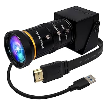 ELP 4K USB カメラ マイク付き マニュアルズーム Amazon.co.jp: ELP 4K USB カメラ マイク付き マニュアルズーム
