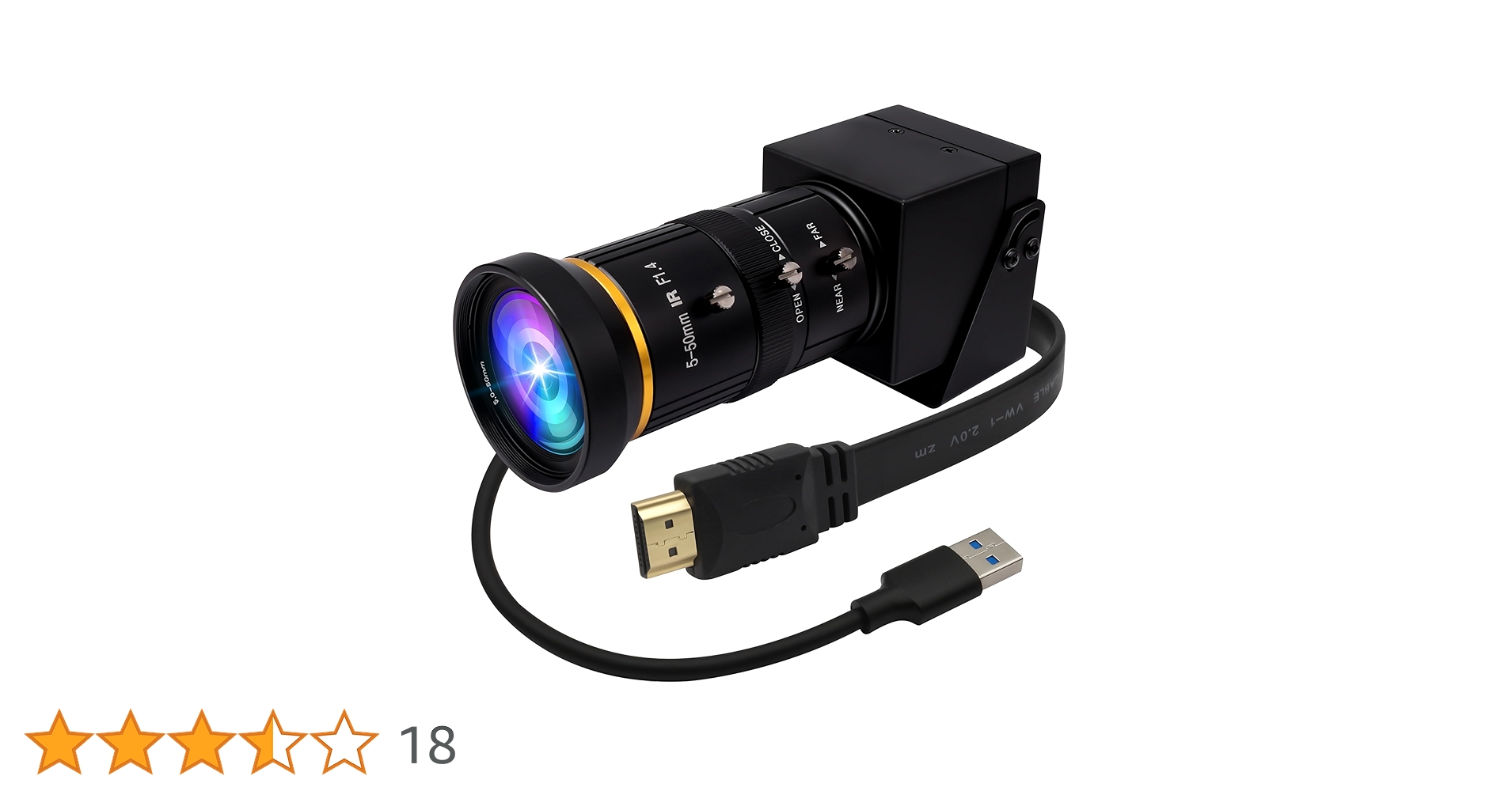 Amazon.co.jp: ELP 4K 60fps HDMI USBカメラ手動ズームウェブカメラ 4K