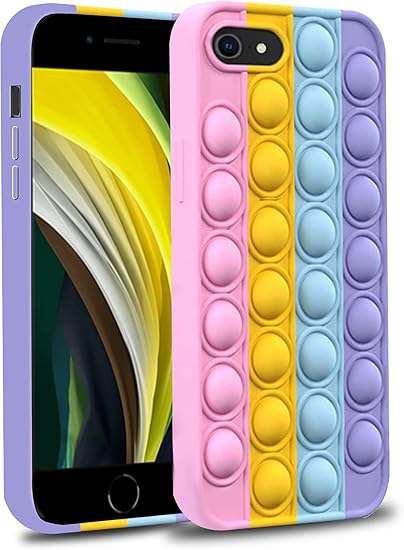 Amazon Com Hamgeen Iphone Se Case Iphone 8 Case Iphone 7 Case Cute Push Pop Bubble Case Sensory Fidget Toy Fashion Shockproof Soft Silicone Rainbow 3d Design Protective Cover For Women Girls Men Amazon Com Hamgeen Iphone Se Case Iphone 8 Case Iphone 7 Case Cute Push Pop Bubble Case Sensory Fidget Toy Fashion Shockproof Soft Silicone Rainbow 3d Design Protective Cover For Women Girls Men