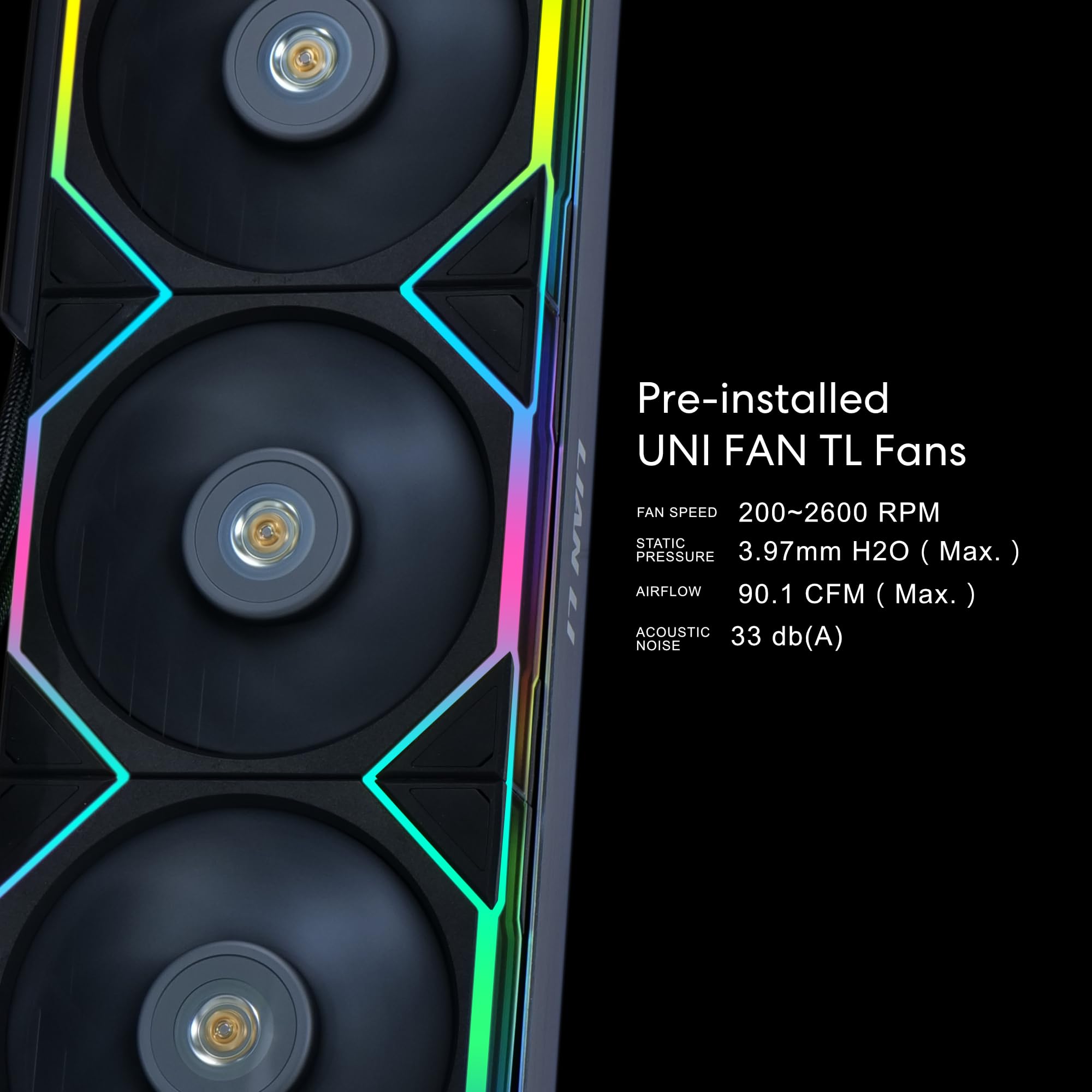 Lian Li HydroShift LCD 360 TL 360mm LCD Liquid Cooler/AIO