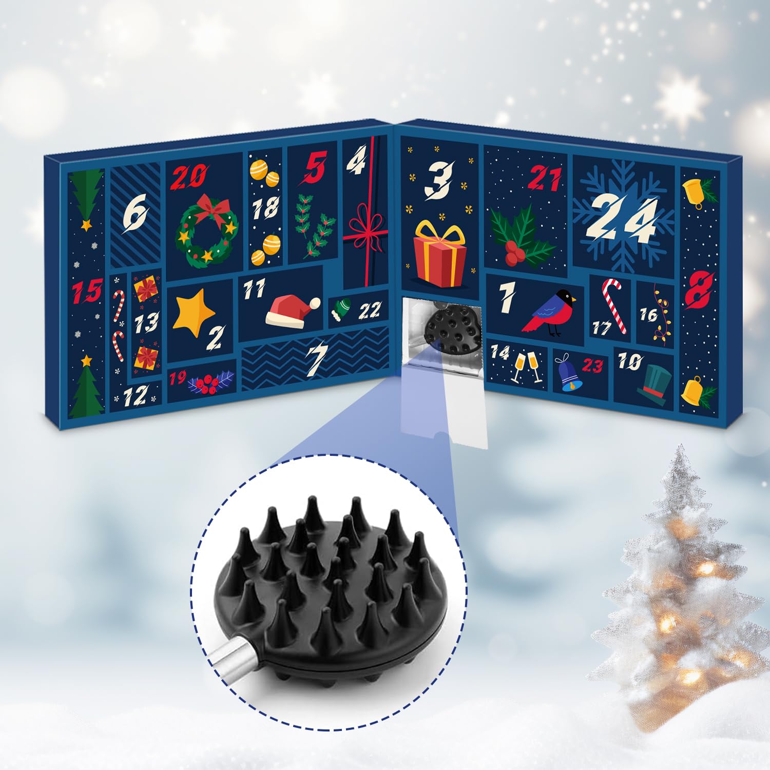 iZoeL Calendario Avvento Uomo Calendario Avvento Adulti Idee Regalo Natale 2025, Regali Natale per Padre Fratello Nonno Zio Fidanzato