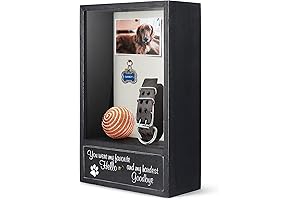 TJ.MOREE Loss of Pet Gifts - Shadow Box Picture Frame for Dog Memorials