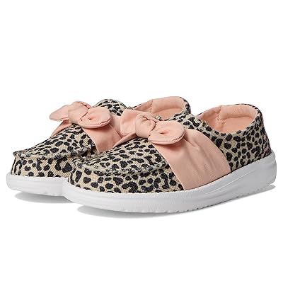 Hey Dude Kids Wendy Bow Prints (Little Kid/Big Kid) Girls Shoes Prints Leopard