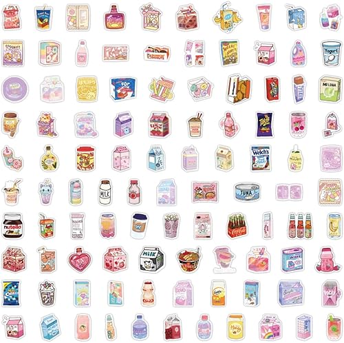 Miniatura 3 de Pegatinas de 100 unidades por paquete de calcomanías impermeables para botellas de agua, laptop, computadora, monopatín, teléfono, estuche de viaje,