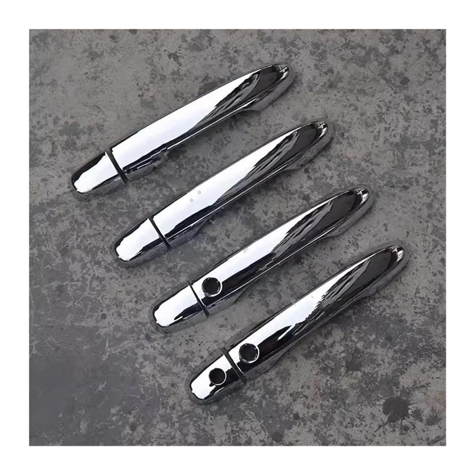 HCKCLMBMZW for CR-V CRV for Civic 2012 2013 2014 2015 2016 Exterior Door Handle Covers Trim Car Accessories Styling ABS Chrome 8pcs Door Handle Cover(Style2)