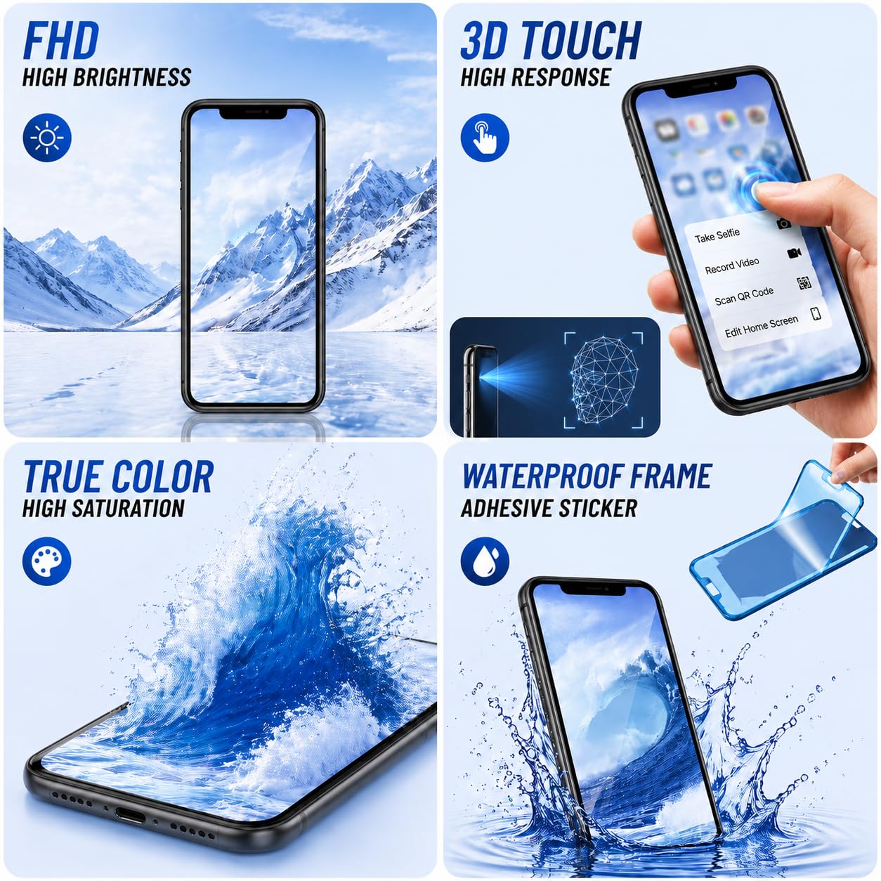 Amazon.com: for iPhone 14 Plus Screen Replacement Kit 6.7inch