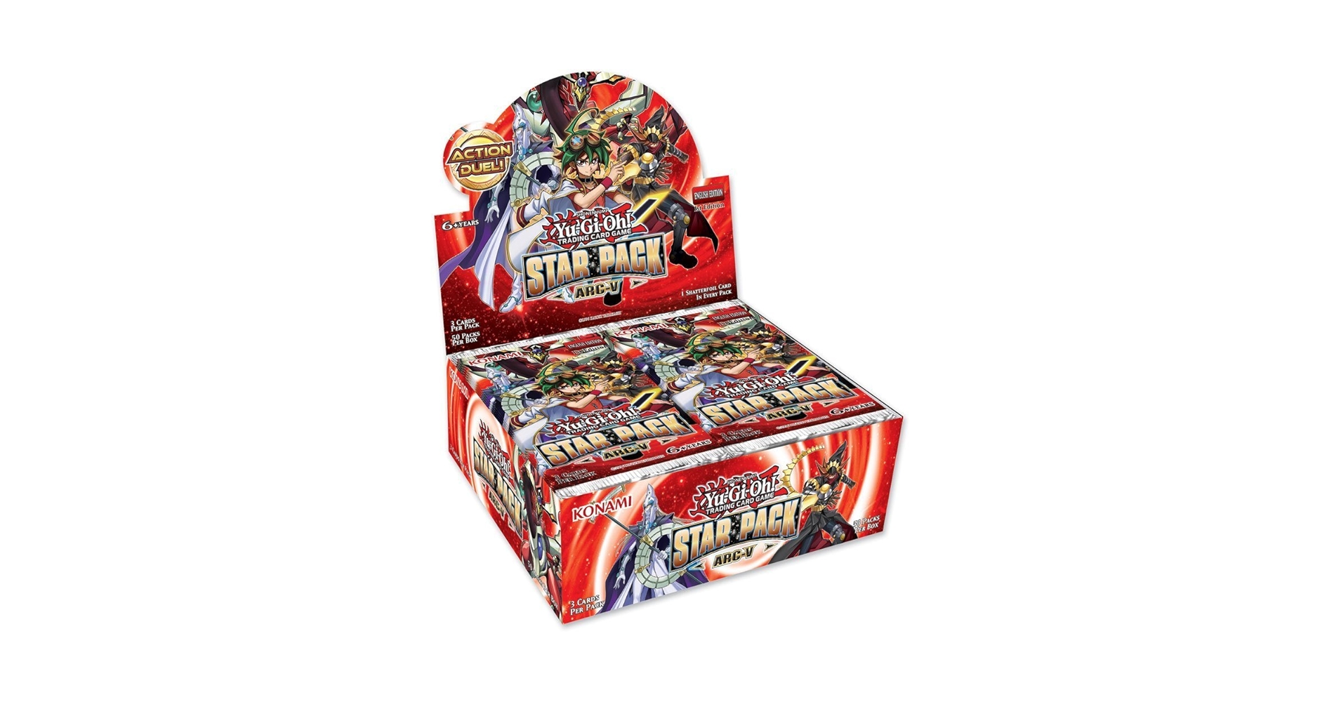 遊戯王　STAR PACK ARC-V 1st　英語版　未開封　BOX Amazon.com: Konami YuGiOh Star Pack ARC-V Booster Box