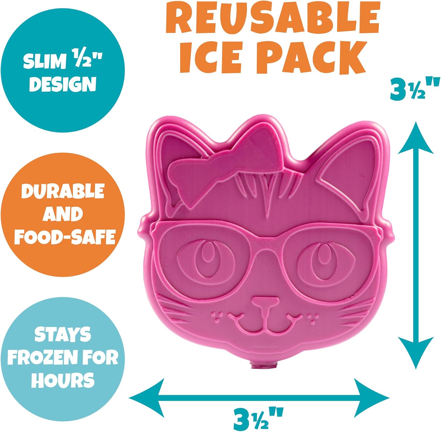 Bentology Insulated Lunchbox Kit w Matching Reusable thermos Food Jar & Hard Freezer Ice Pack- Kids Thermal Lunch Bag w Clip on Handle- Easy to Clean Water-Resistant- Mini Cooler Tote- Back to School