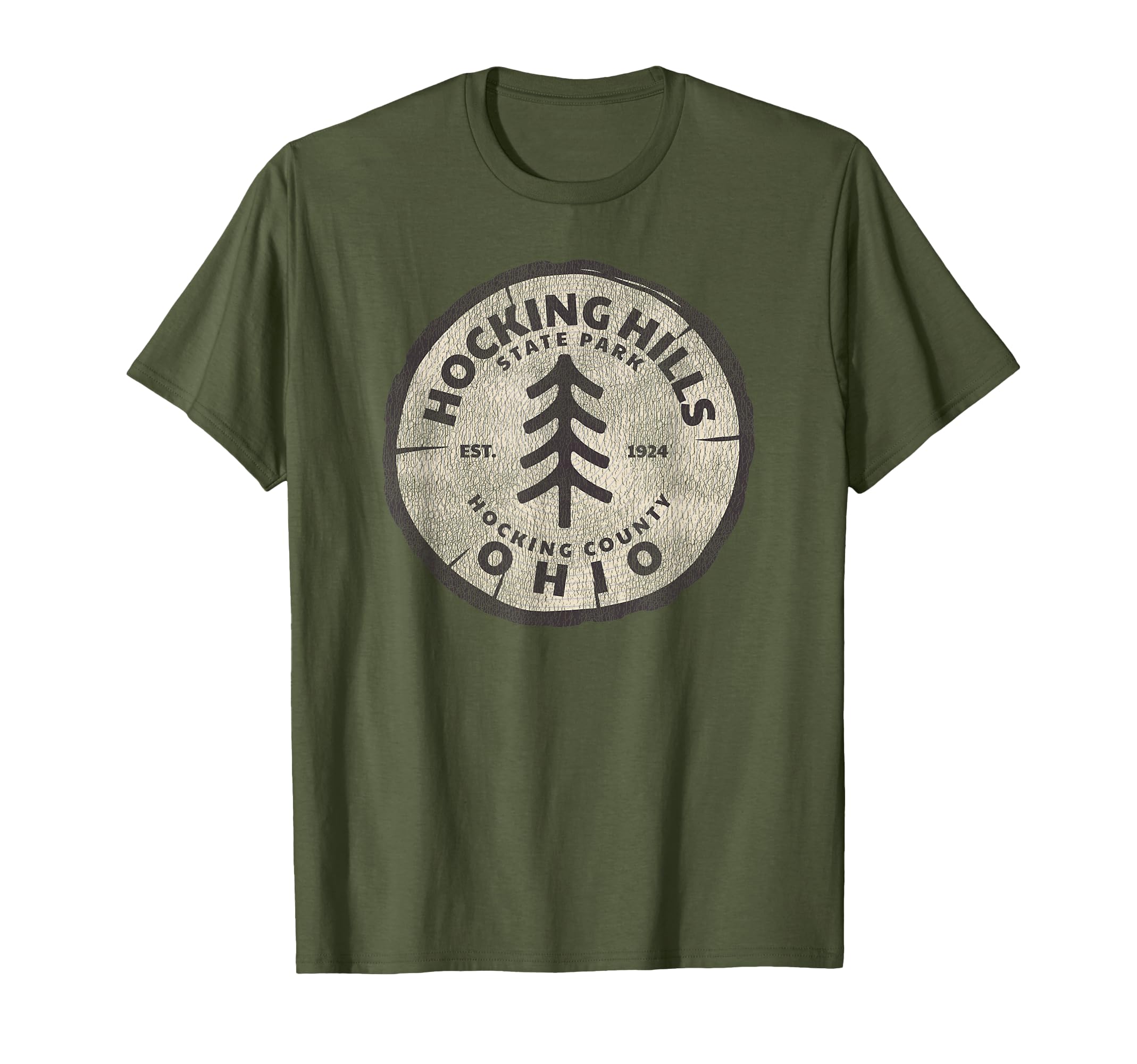 Retro Hocking Hills State Park Souvenir T-Shirt