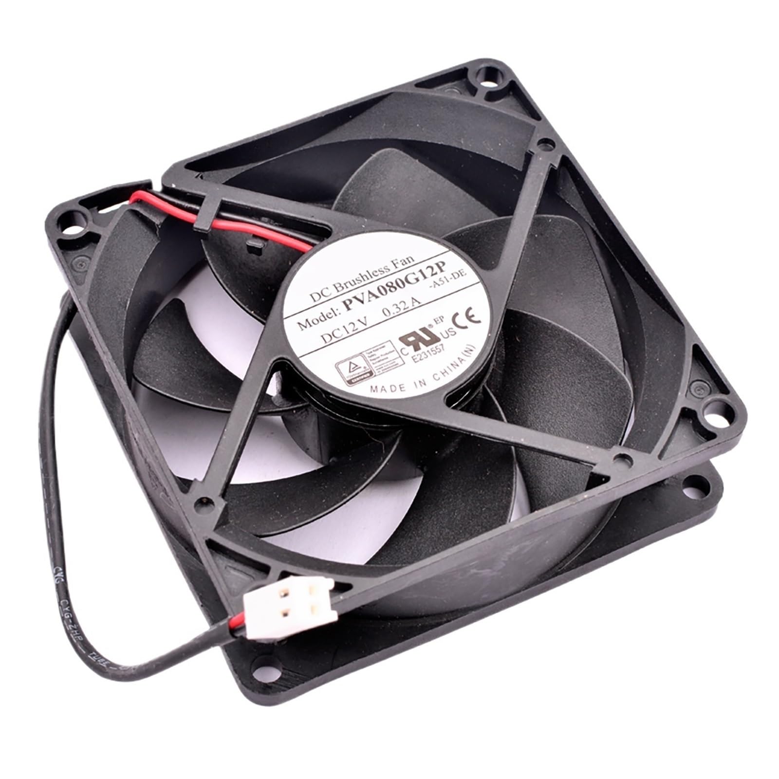 YMUGUEGH PVA080G12P 12V 0.32A 8025 Cooling Fan