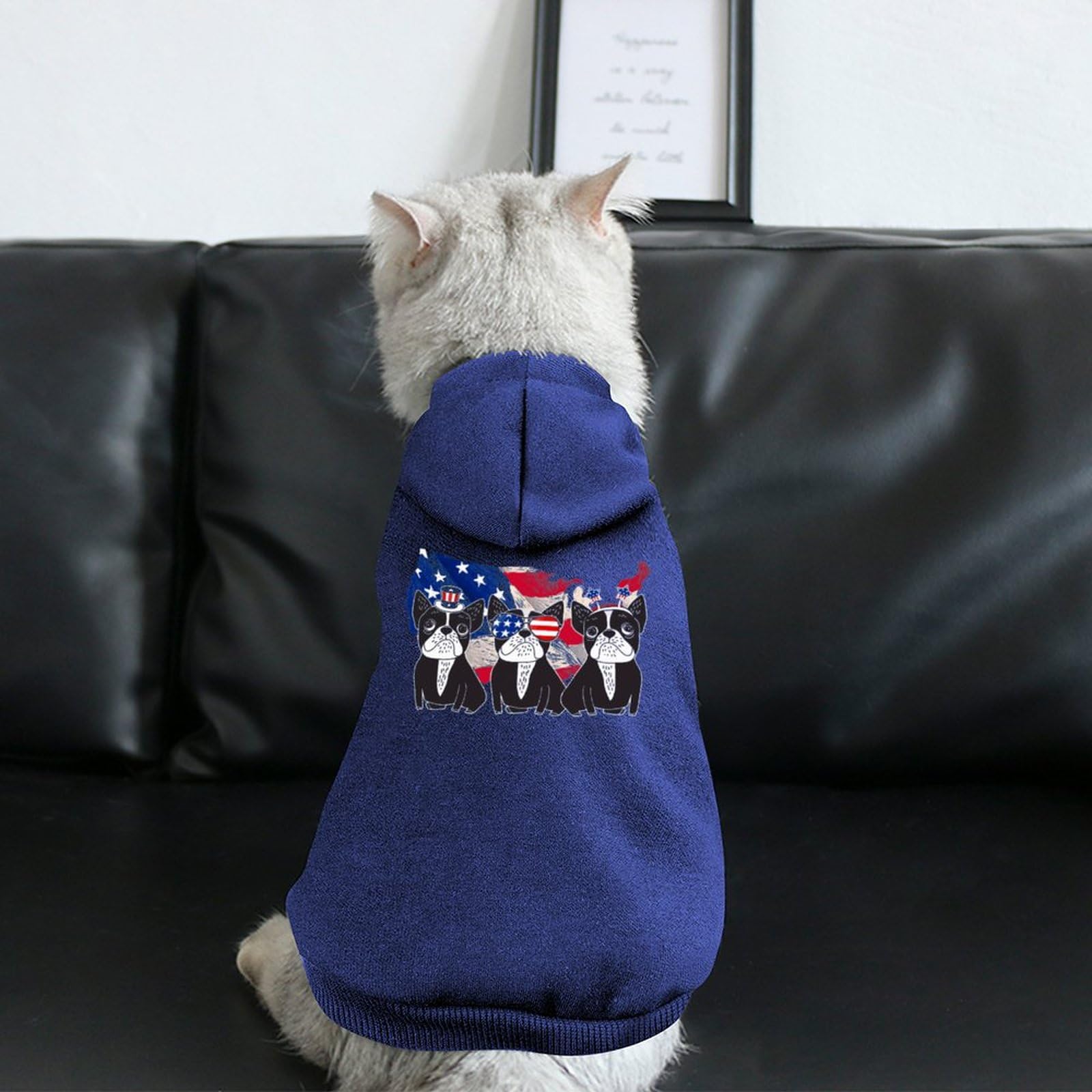 Amazon | ペット服 犬服 USA Flag 4th Bulldog アメリカ国旗