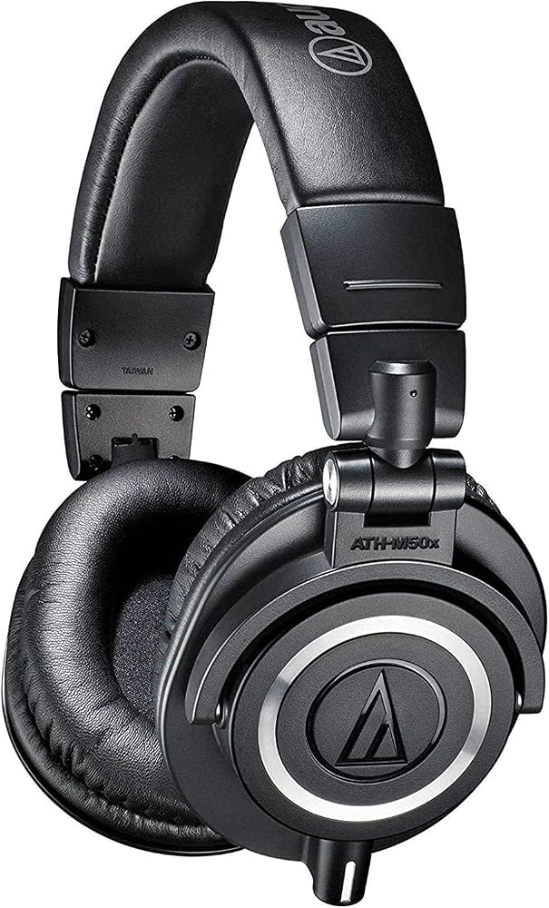 Audio-Technica M50x professionelle Studiokopfhörer schwarz – Audio-Technica