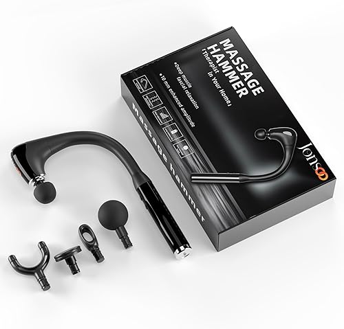 Miniatura 8 de Pistola de masaje con mango de extensión mejorado, martillo masajeador de percusión para espalda, cuello, hombros, cintura, piernas, alivio del