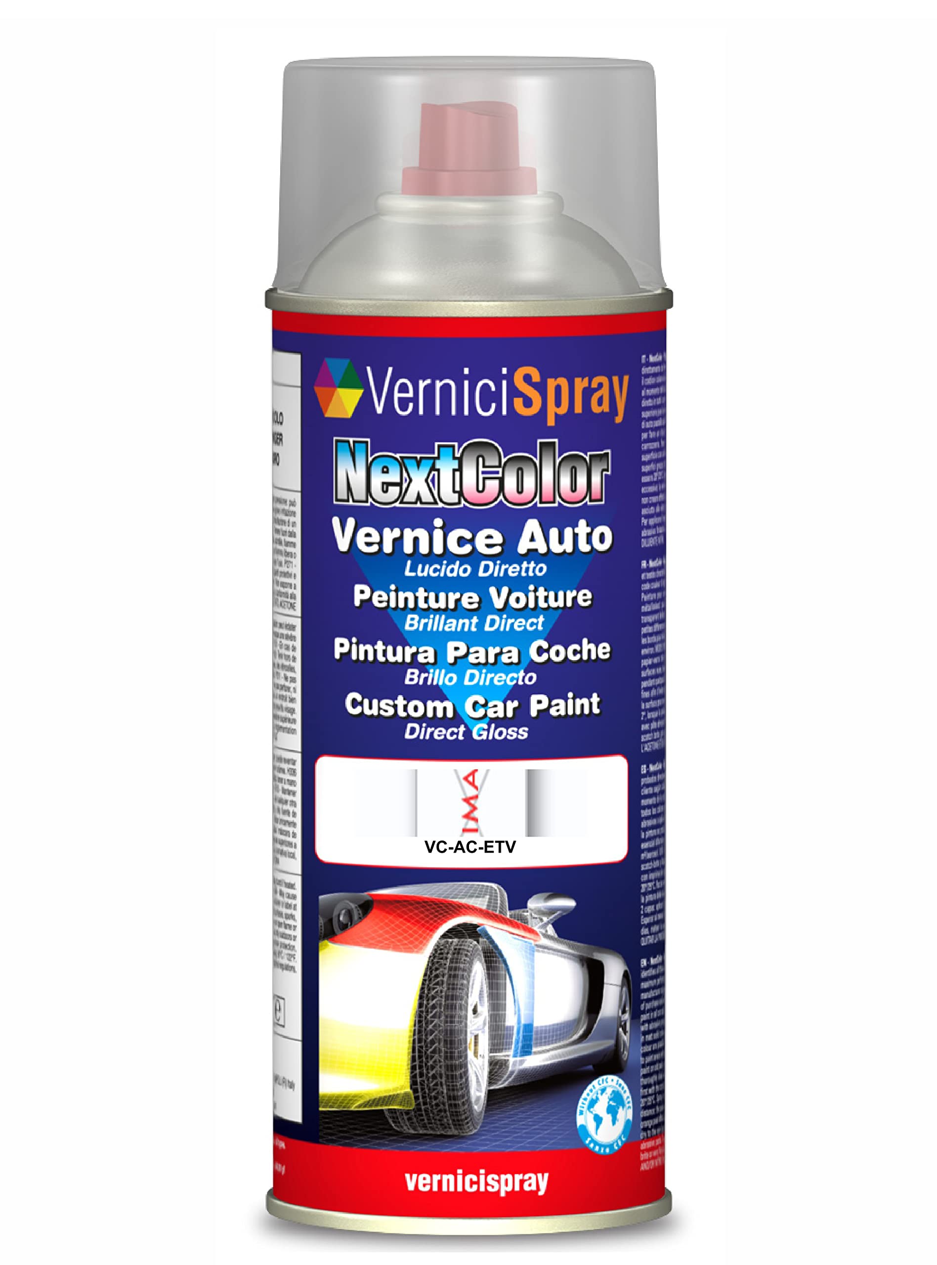 Vernice Ritocco compatibile con CITROEN 2CV ETV GRIS ANTRACITE per verniciatura carrozzeria in Bomboletta Spray 400 ml Vernice Spray Graffi Auto - Graffi Auto