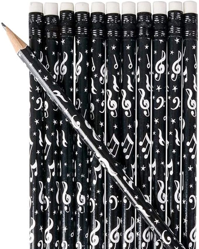 Lápices de Grafito Notas Musicales Zugar Land 24 Pack 7.5 pulgadas miniatura 3