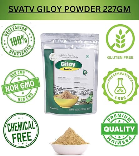 Miniatura 4 de SVATV Giloy Powder  Guduchi  Polvo de tallo de tinospora cordifolia  Suplemento Herbsl para la digestión de apoyo inmunológico  Desintoxicación -
