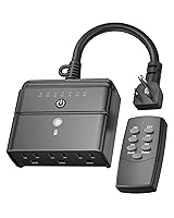 Vista 9 de BN-LINK Temporizador para exteriores con sensor de luz fotocélula, impermeable, temporizador de cuenta regresiva de 24 horas