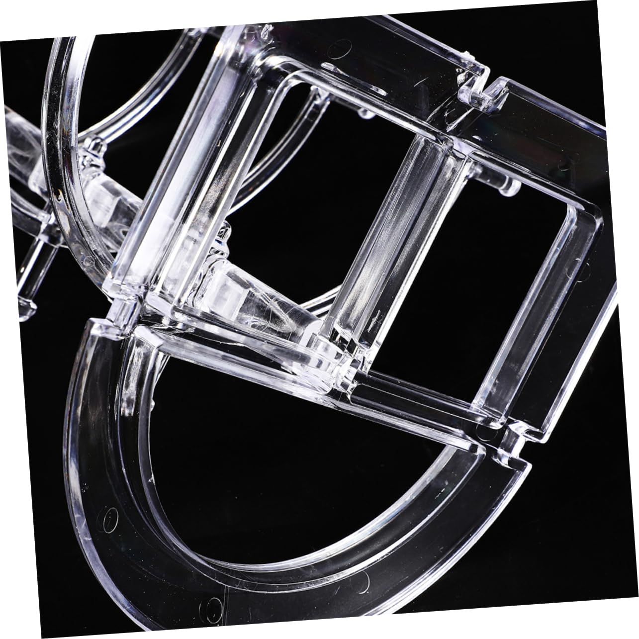 IMIKEYA 6 Stk Brillenständer Mehrschichtiger Brillenhalter brillen aufbewahren brillenregal brillenablage sonnenbrillenhalter Brillen-Organizer-Ständer Brillenhalter stehen p.s Transparent